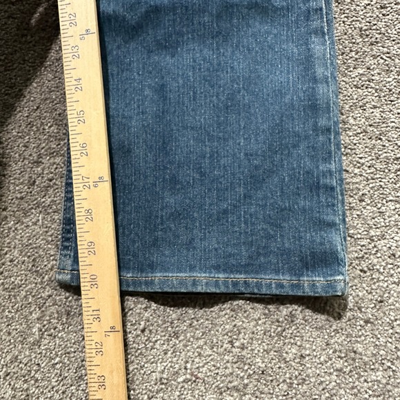 Y2k Eddie Bauer Jeans Women 4 Blue Denim Mid Rise Bootcut‎ Classic 5 Pocket - Picture 9 of 16